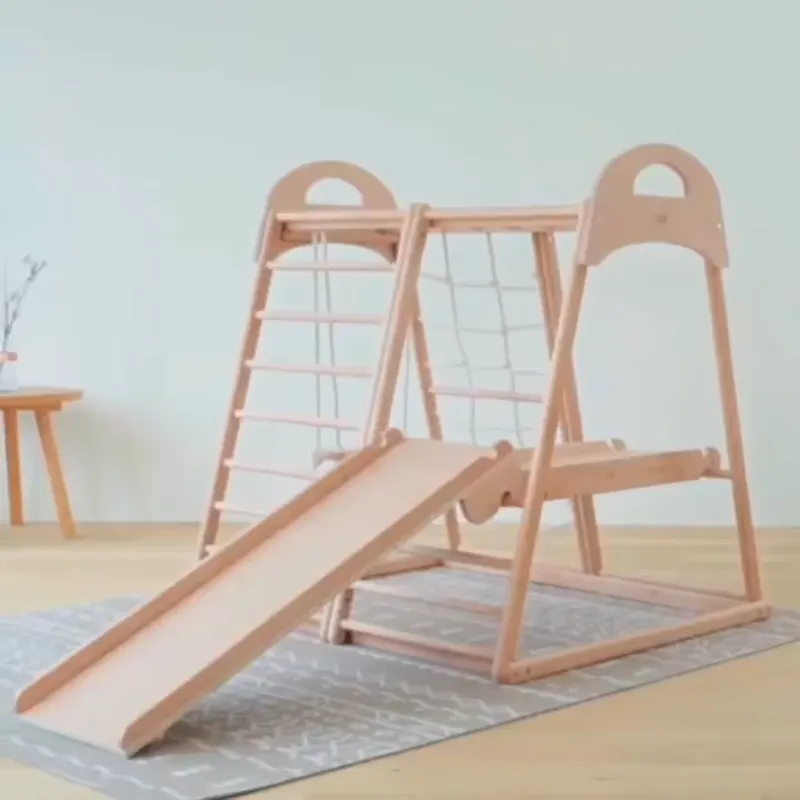 Kids Outdoor Furniture Set - Montessori-Klettergerüst aus Holz für Kinder, für