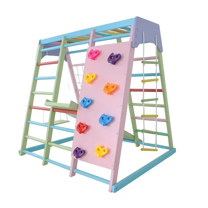 Kinder-Klettergerüst aus Holz  – Kids Outdoor Climbing Frame Bewertung und Preis